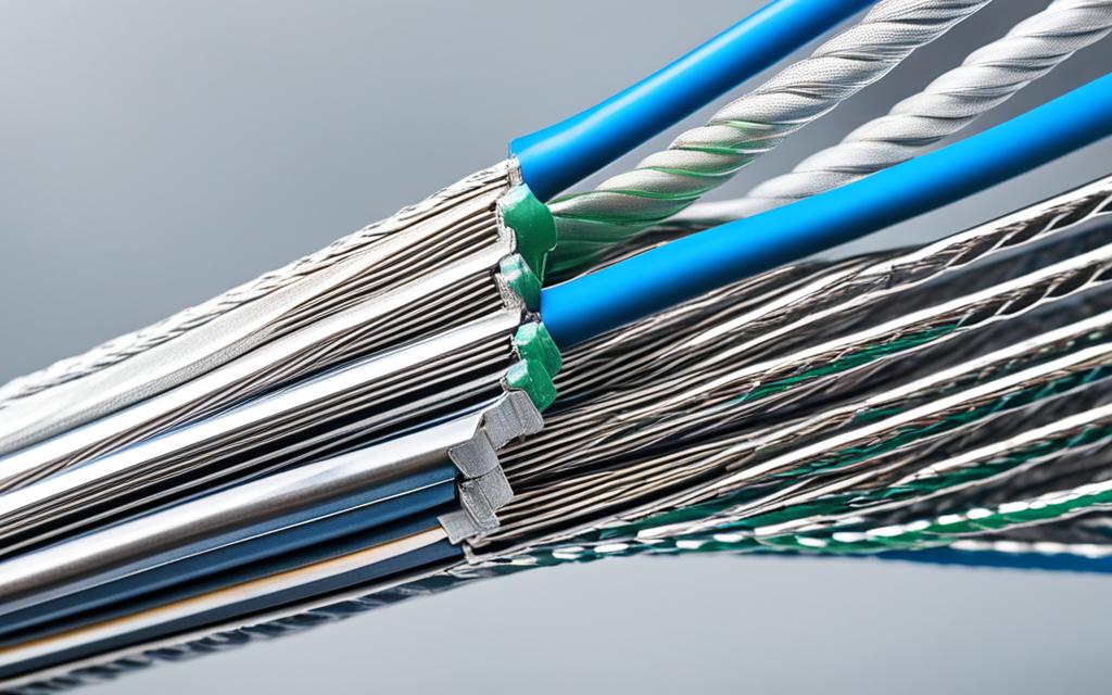 Cat 6a cable shielding