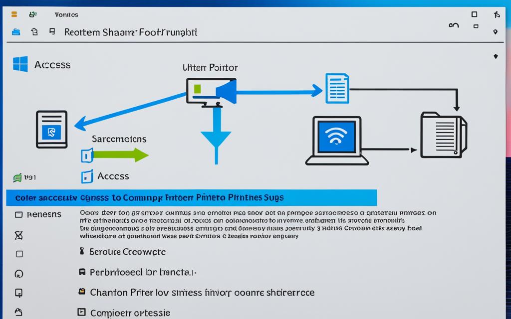 how to share a printer over a network