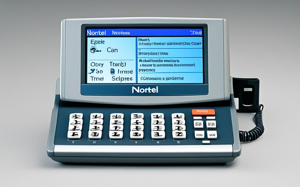 how to change the time on nortel networks phone