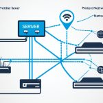 how to map a network printer