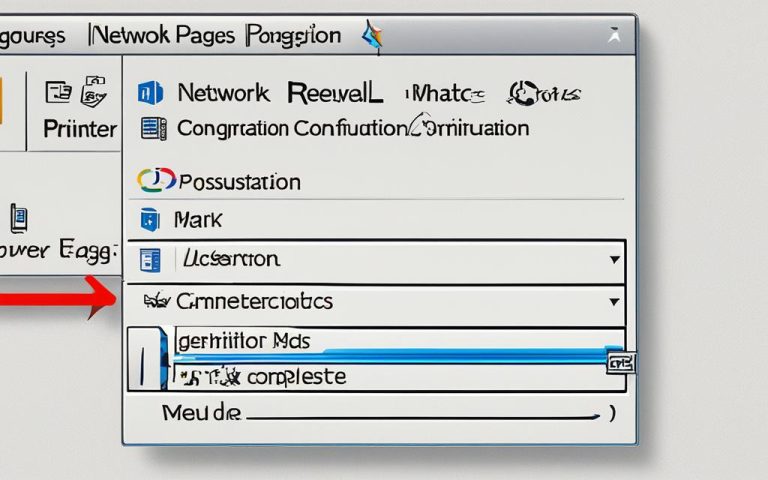 Printing Network Configuration Page: Steps and Instructions