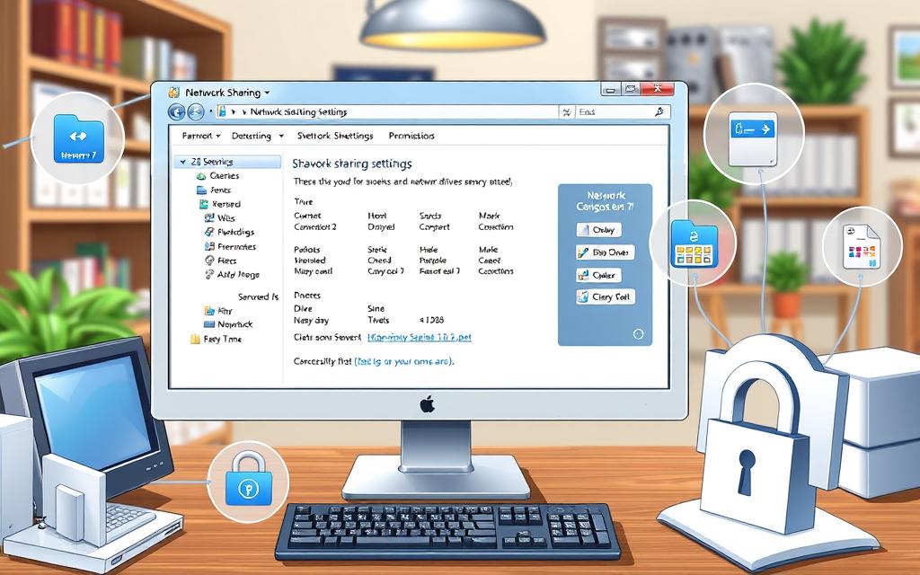 network configuration for Windows sharing