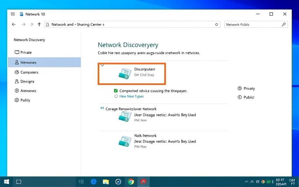 Windows 10 Network Discovery Configuration