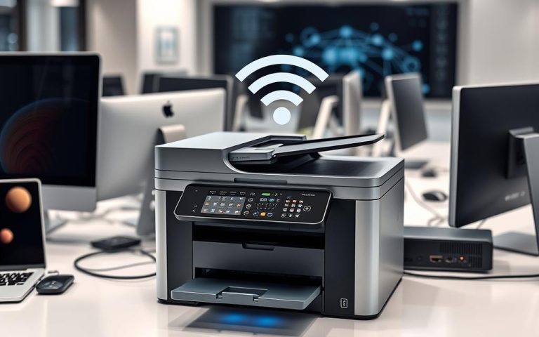 how to connect computer to printer on network