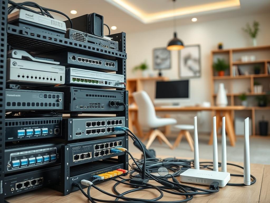 how to make a computer network at home