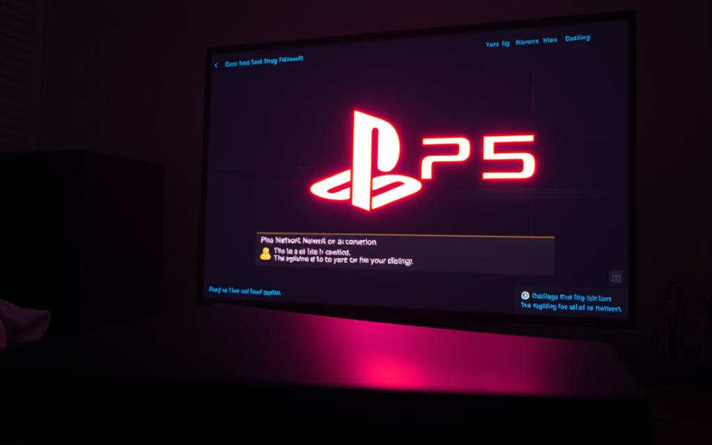 PS5 Network Connection Issue