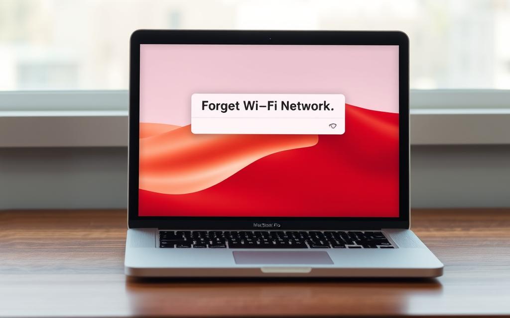 forget Wi-Fi network on MacBook