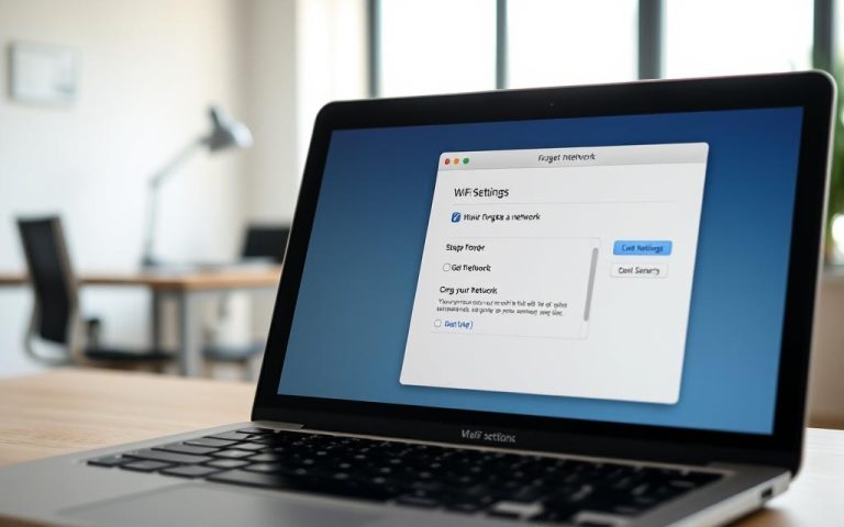 how to forget network on mac