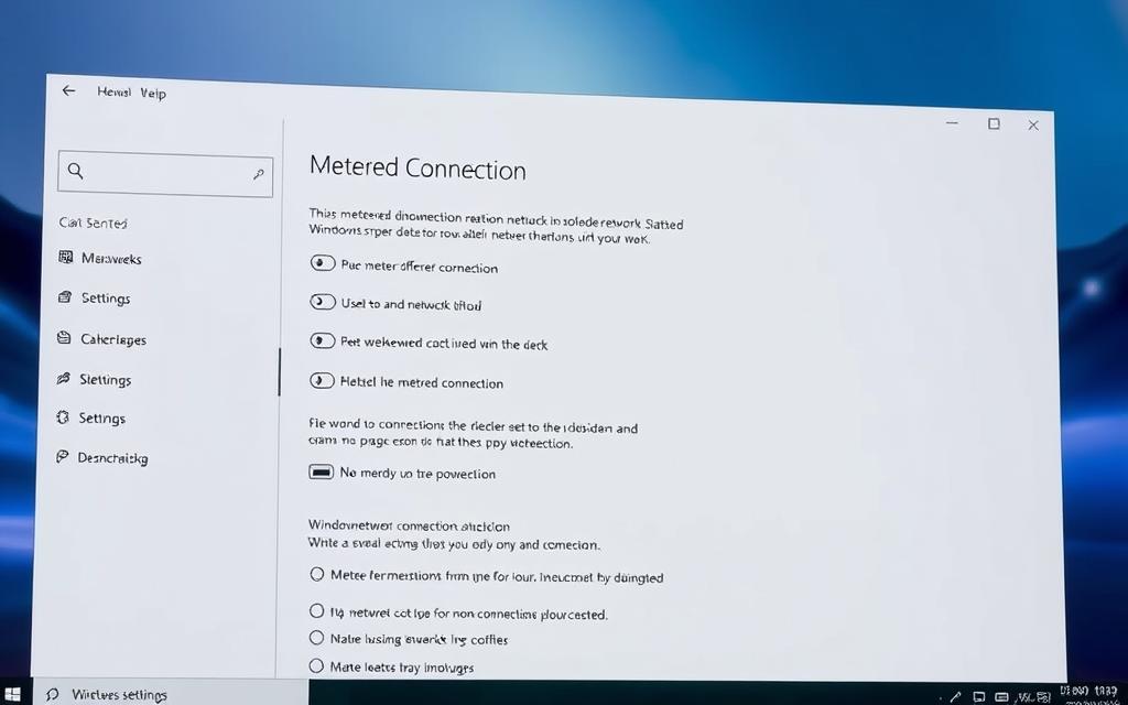 metered connection windows