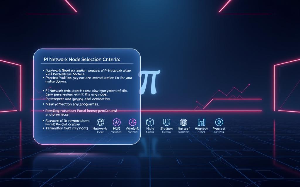 Pi Network Node Selection Criteria