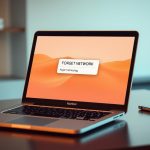 how to forget network in mac