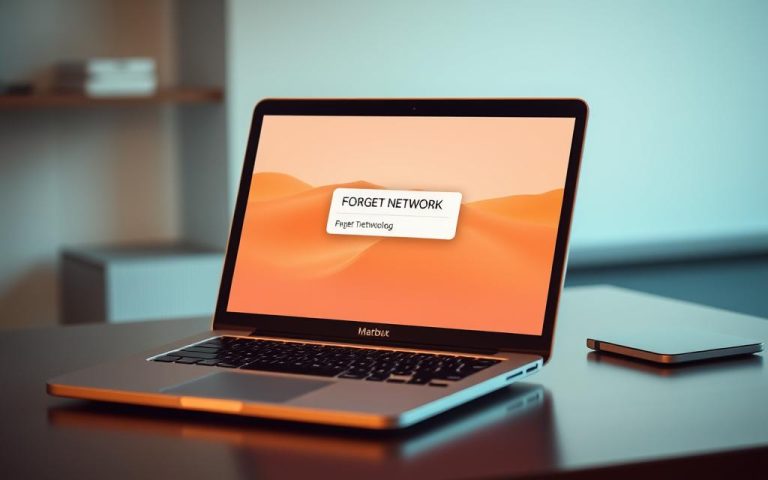 how to forget network in mac