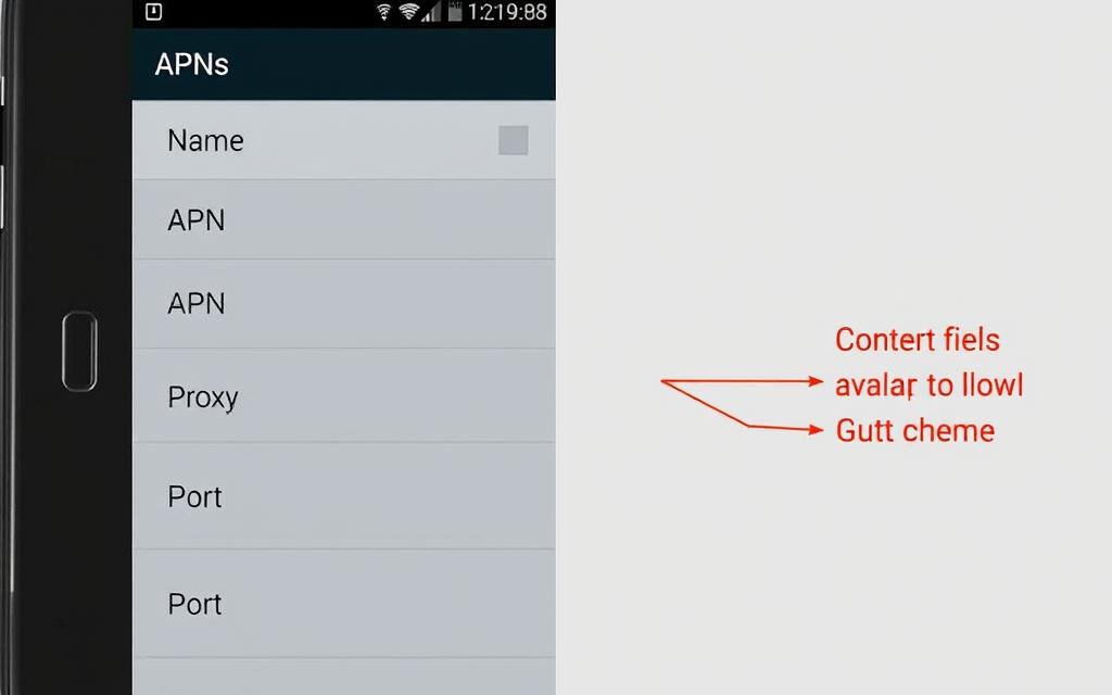 how to update APN settings Android