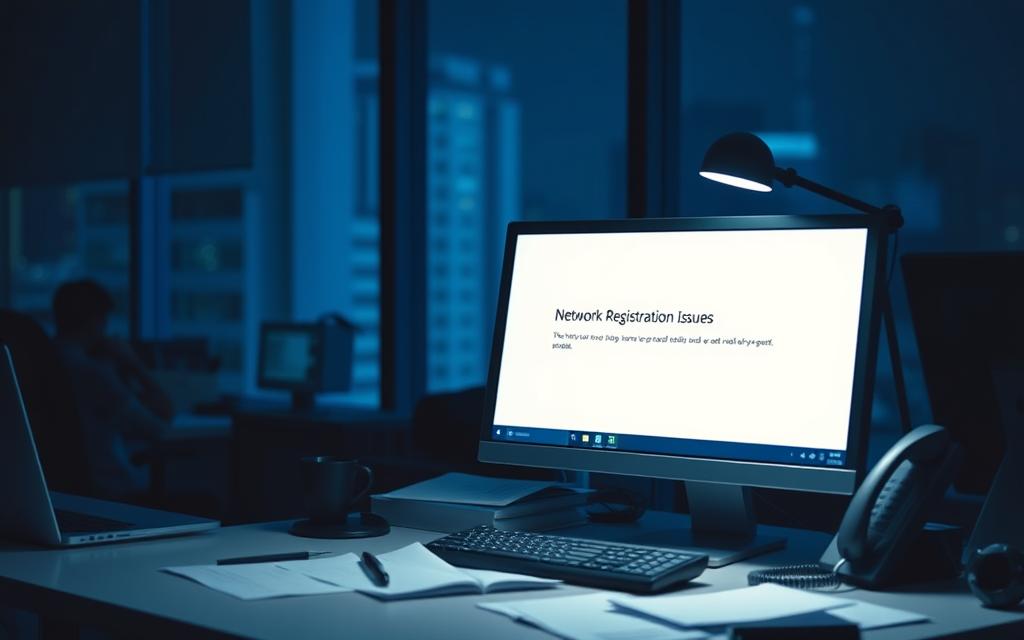 network registration issues