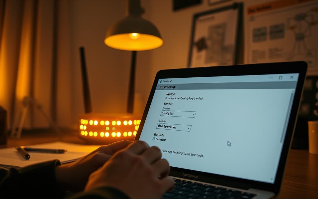 network security key troubleshooting